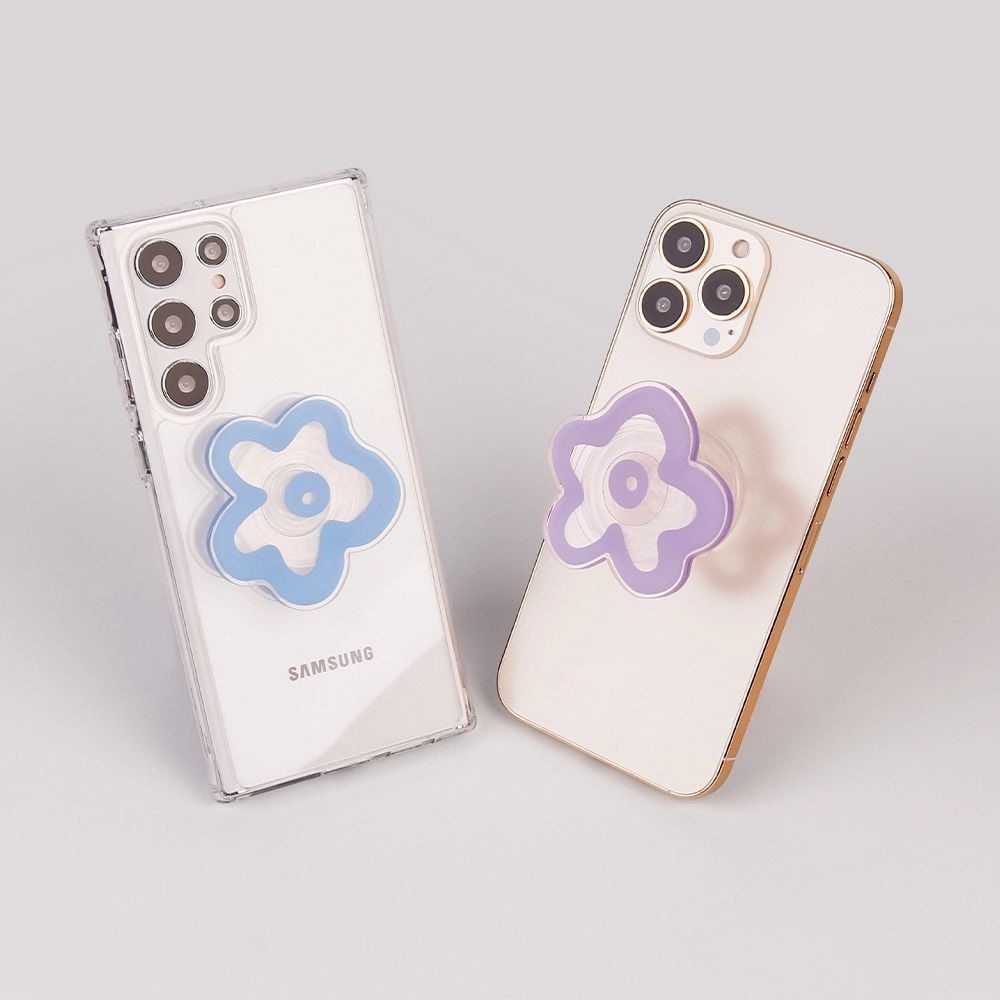 드로잉 플라워 톡 스마트톡 휴대폰 거치대