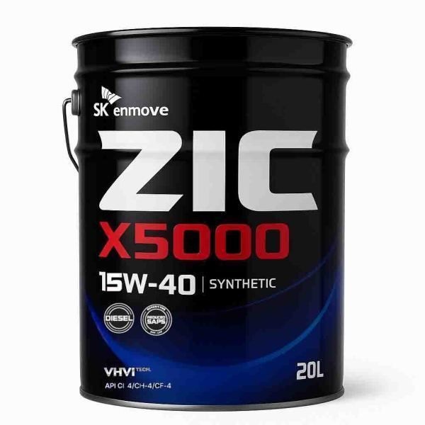 ZIC 테온셀 SK엔무브 지크 X5000 15W40 20L