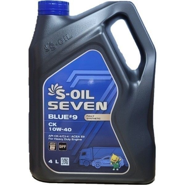 SOil 테온셀 에스오일 세븐블루 BLUE 9 CK 10W40 4L