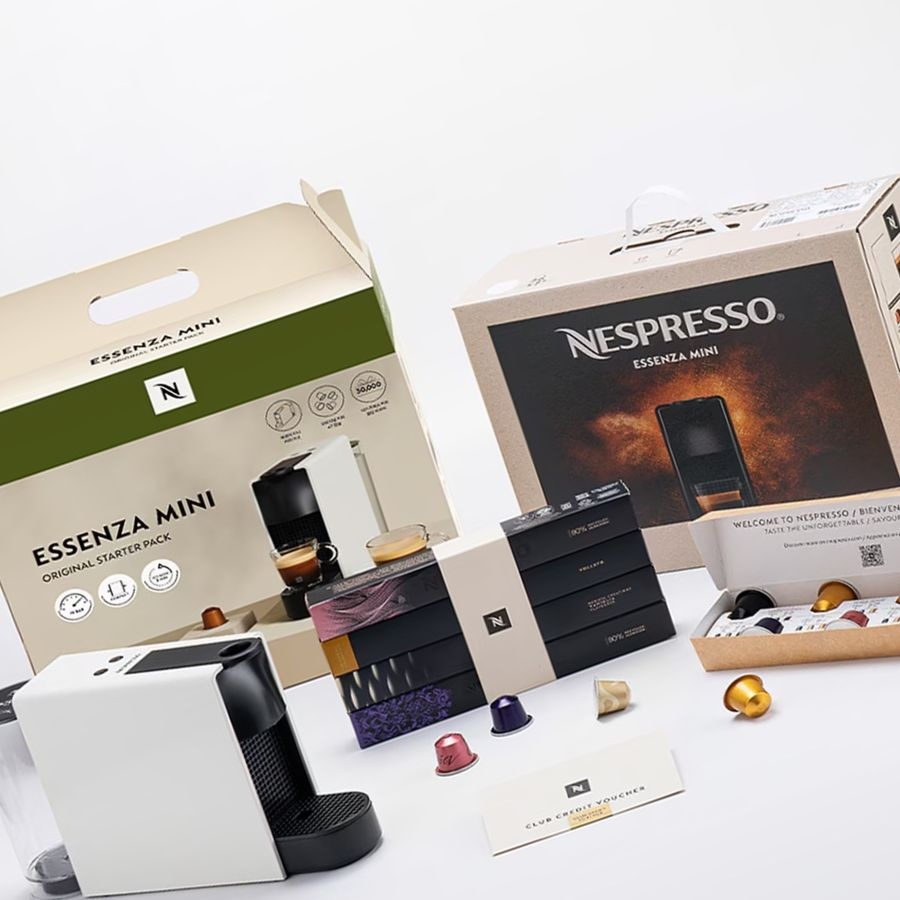 네스프레소 에센자 미니 C30 캡슐커피머신스타터 팩