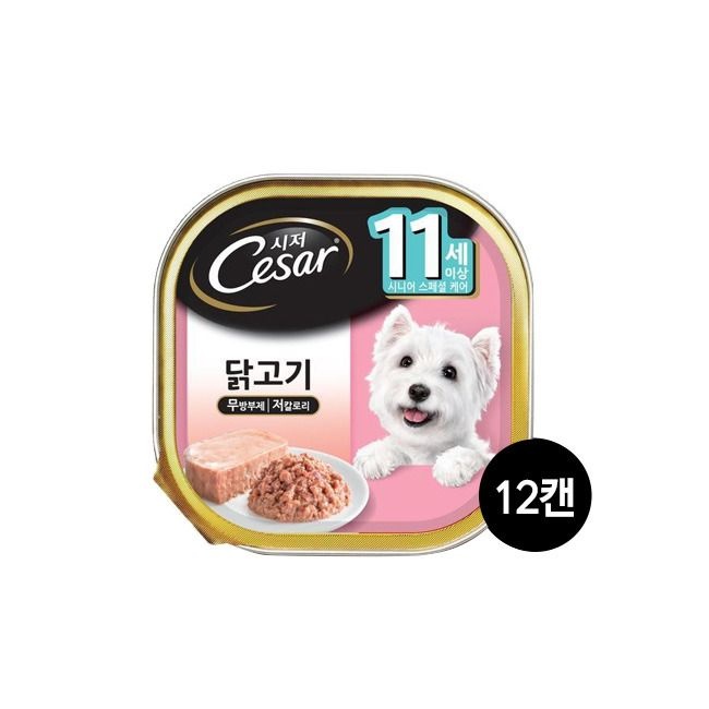 마즈 (현대Hmall) 시저 11세이상 닭고기 100g 12캔/무료배송