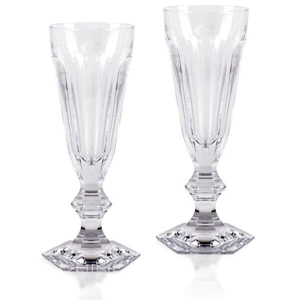 [BACCARAT][바카라] 바카랏 테이블웨어 샴페인 플루트 세트 아코어 1841 클리어 2PCS