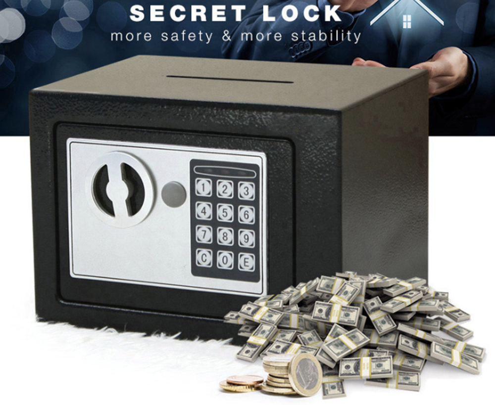 소형 개인 금고 17E 미니 비밀 사물함 통장 보관