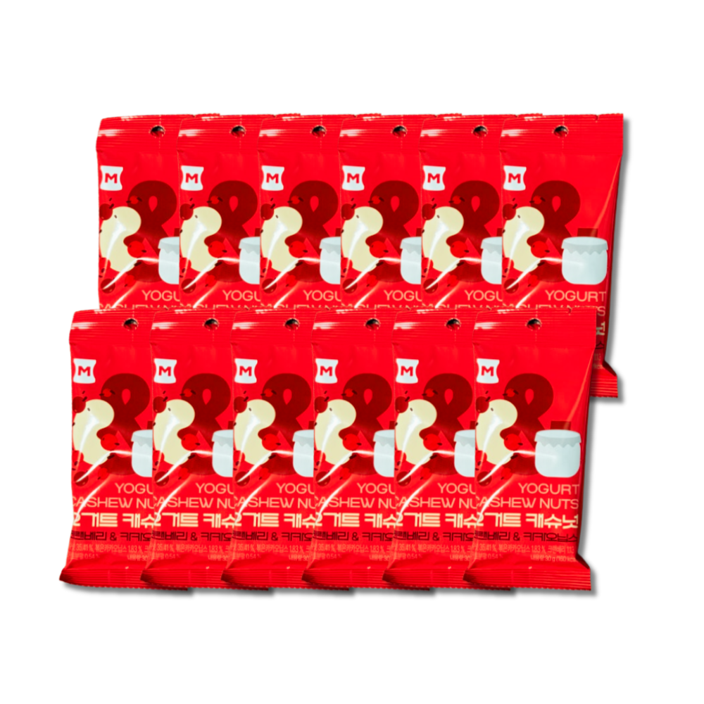 머거본 요거트캐슈넛 크랜베리 카카오닙스 30g 12개