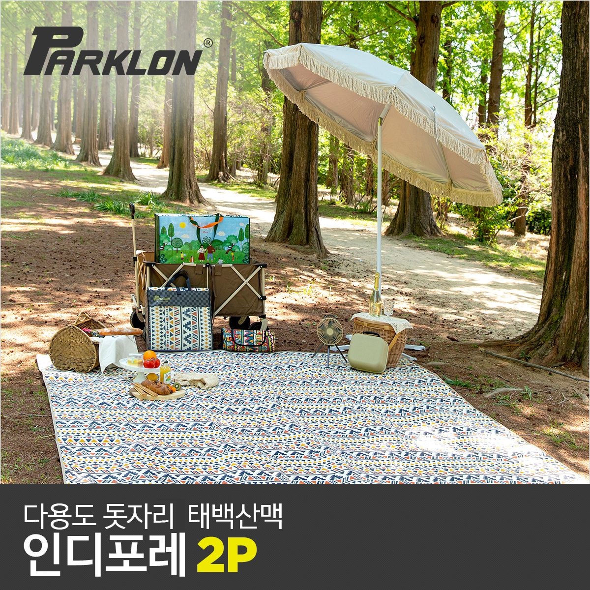 파크론 (현대Hmall) [파크론] 1+1 태백산맥 돗자리 인디포레  270x260