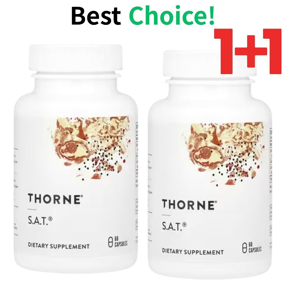 [해외] 쏜리서치 SAT 실리빈파이토솜 아티초코 커큐민파이토솜 60캡슐 x 2통