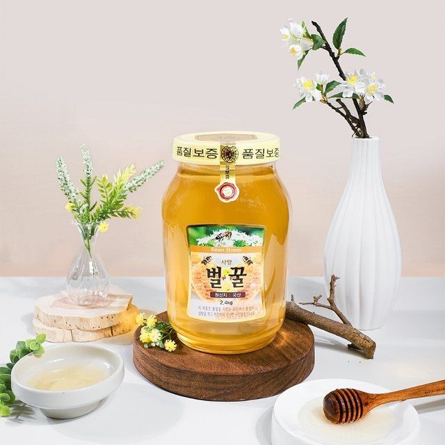 백화농원 [백화농원] 스위트 허니 국내산 벌꿀 2.4kg x 3