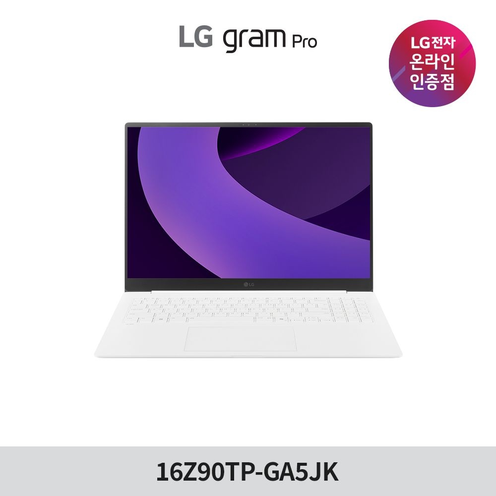 LG전자 [오늘발송] LG 그램 프로 16Z90TP-GA5JK 애로우레이크 U5 램16GB SSD512GB 윈도우11 에센스화이트 대학생 직장인 노트북