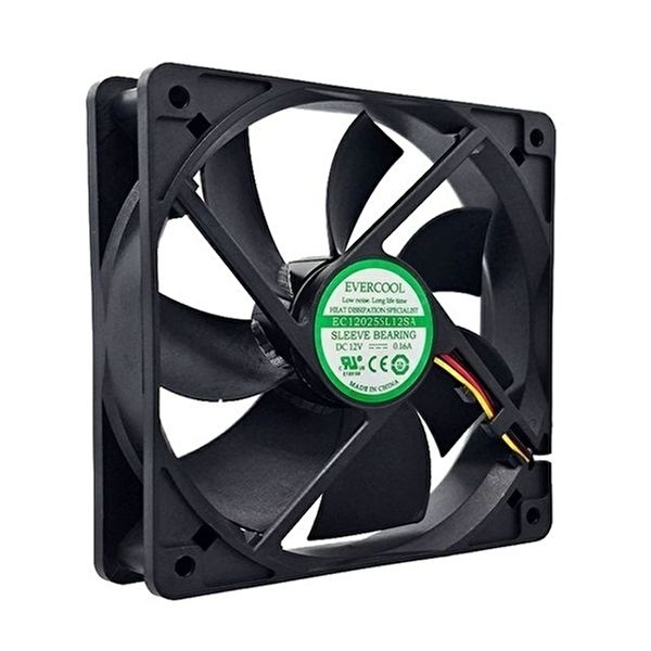 고품질 에버쿨 120mm PC 팬쿨러 3P-4P EC12025SL12SA 3P-4P 케이스쿨러 PC팬쿨러 시스템쿨러 WFHS4LD