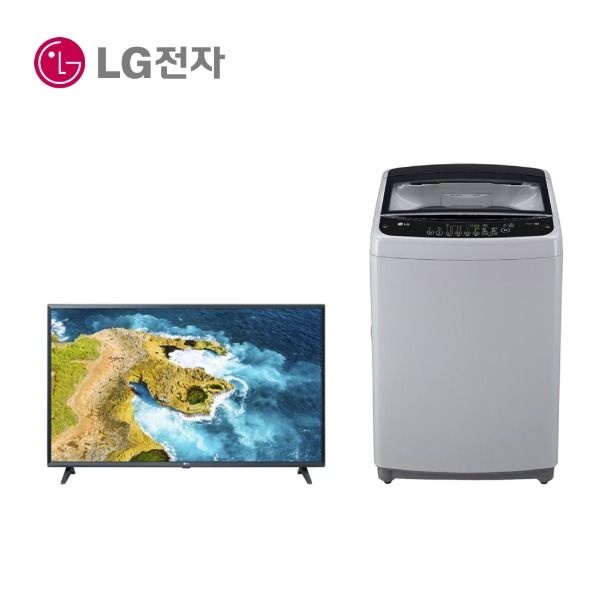LG전자 KT스카이인터넷가입 LG43인치TV 43MQ520S 통돌이세탁기16K TR16DK