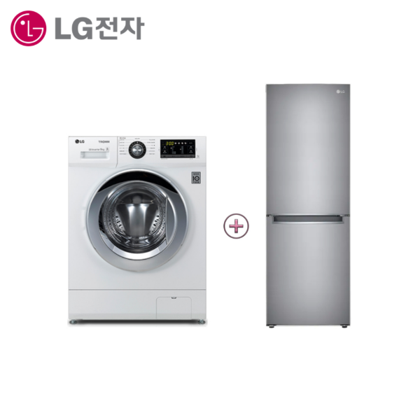 LG헬로비전 인터넷가입 LG드럼건조겸용세탁기 FR9WPB 냉장고344L M344MB14