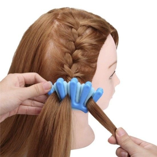 머리 땋기 땋는 기계 도구 땋은머리 프랑스 네가닥 간편 헤어롤 머리땋는도구 머리땋기