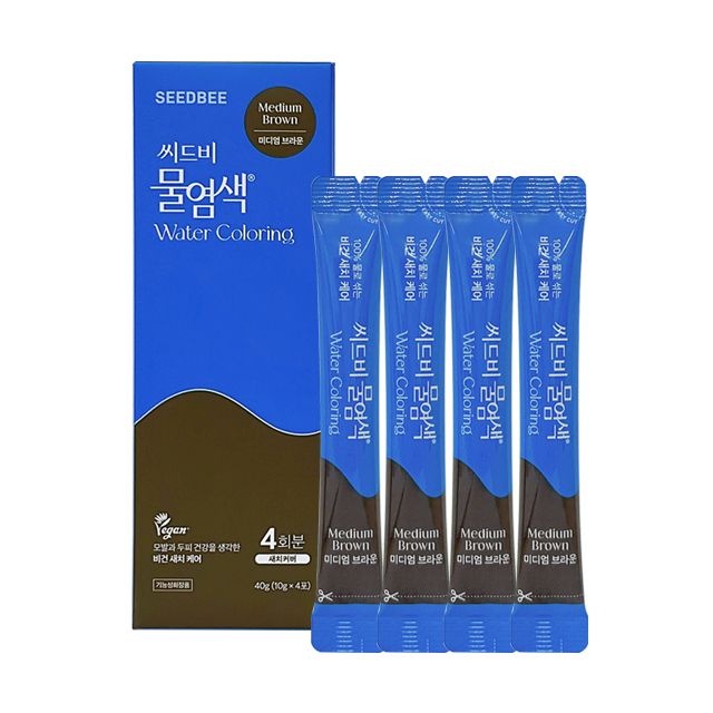 [오늘출발] 씨드비 물염색 시즌2 프리미엄 씨비드 새치커버 1박스