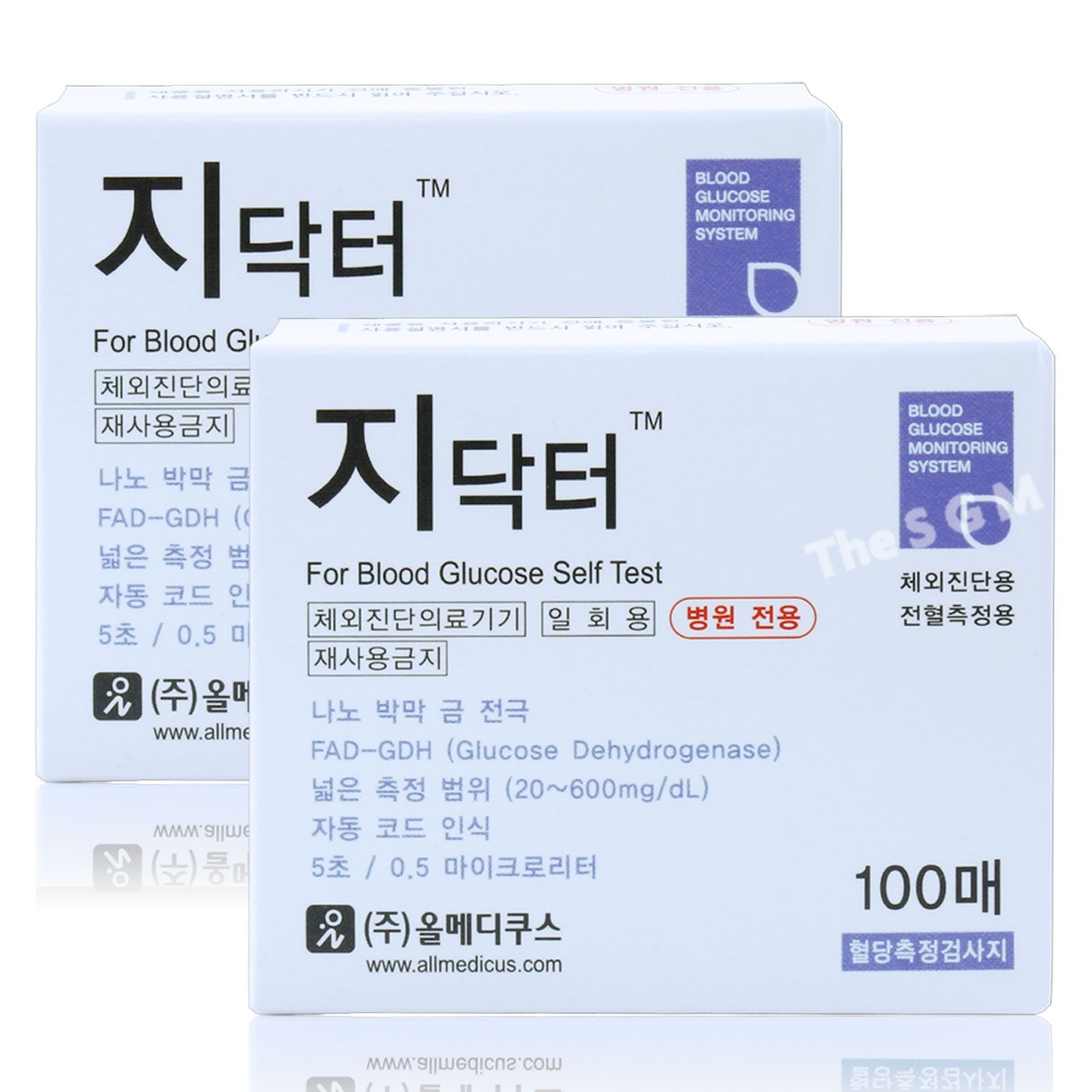 올메디쿠스 지닥터 혈당시험지 200매 (2028년 05월) AGM-4000 측정지 검사지 스트립