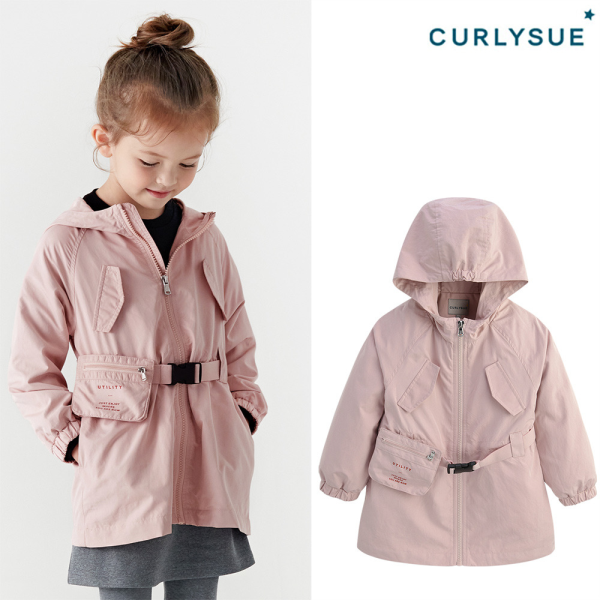 [패션플러스][CURLYSUE][컬리수] 벨트백 바람막이점퍼 C213JMG30P
