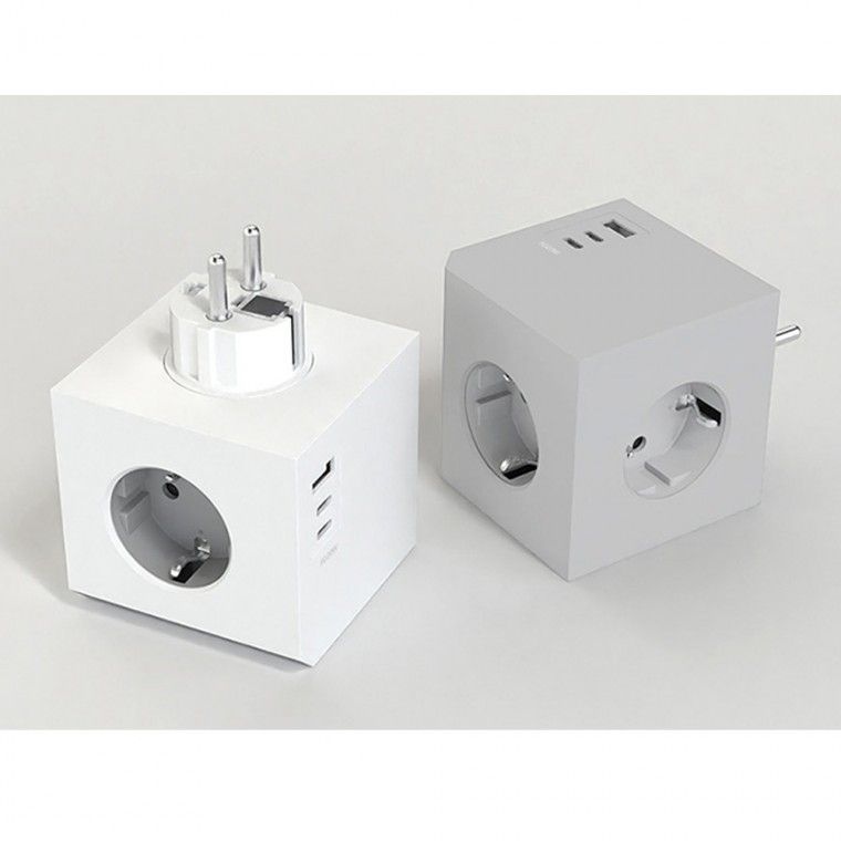 번개표 큐브 멀티탭 3구 플러그형