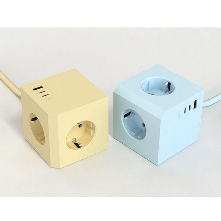 안전보호구 전선형멀티탭 8m 번개표 멀티탭 전선형1 큐브 스포츠안전용품