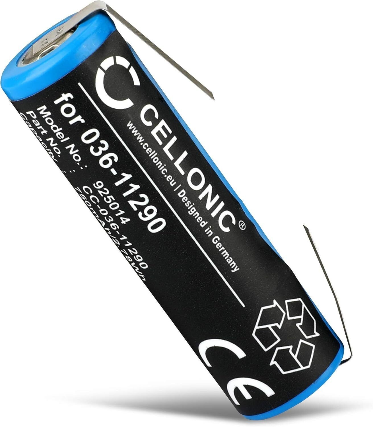 [해외] CELLONIC 필립스 노렐코 HX6972 HQ9090 HX6986 HQ8240 면도기 호환 배터리 (3.7V 750mAh)