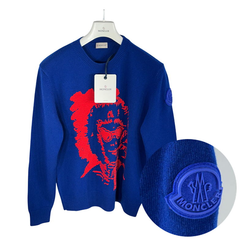 몽클레르 국내당일 몽클레어 9C75810 A9508 765 남성니트스웨터블루 Moncler 정품100%