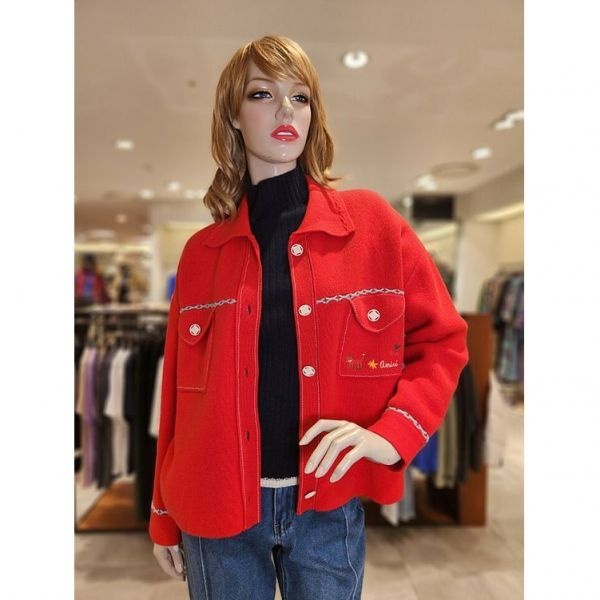 베네통 스티치 셔츠형가디건 BAKC71361 708238