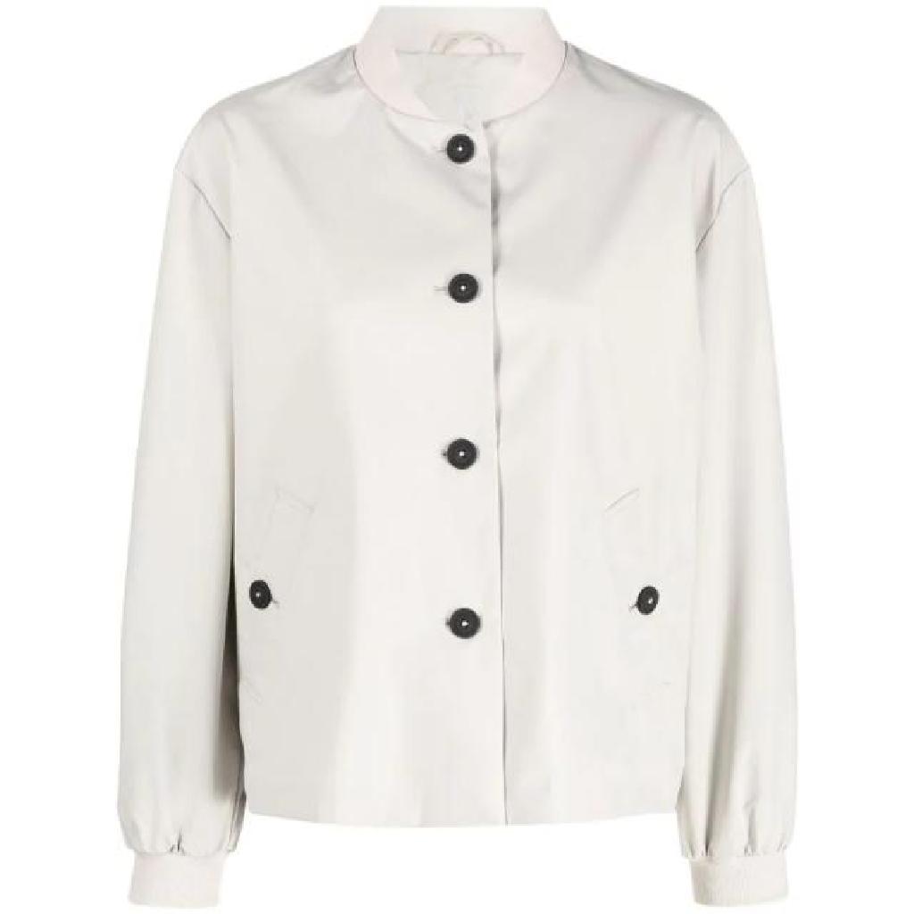 세이브더덕 로고 프린트 보머 재킷 D31089WGRIN16JAID TP424460098