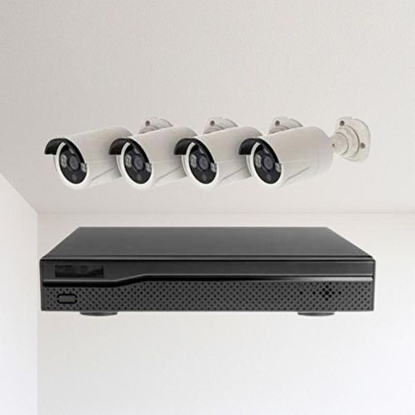 [셀러허브 가전]Coms 4채널 CCTV IP 녹화장치 PoE 기능지원 NVR