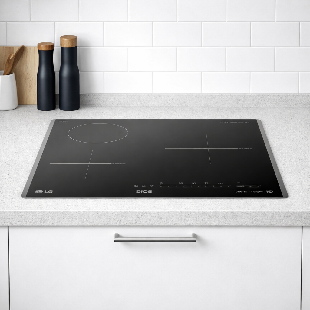 LG전자 디오스 하이브리드 전기레인지 BEY3GS2E 하이라이트 1구 인덕션 2구