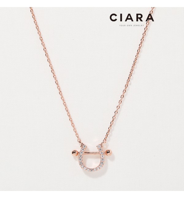 [패션플러스][씨아라]CIARA 14K Mantova 샤이닝 호슈어 목걸이(GoldPlated)