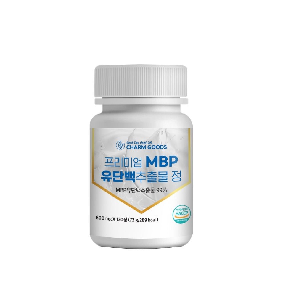 참굿즈 프리미엄 MBP 유단백 추출물 정 120정 뼈엔 고함량 엠비피 99% 산양유 단백질 퀄리고트 분리유청 식약청 HACCP