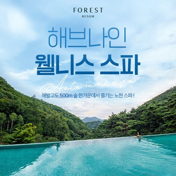 포레스트 리솜 해브나인 스파 제천 포레스트 리솜 해브나인 스파 (12/20~3/2)