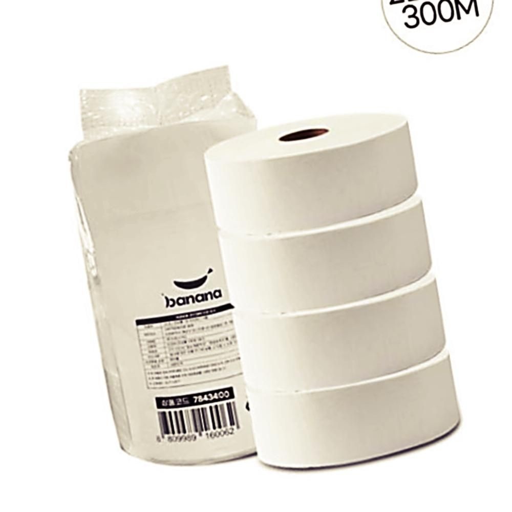 학교 점보롤 관공서 바나나 사무실 300m 4롤 팩 2겹