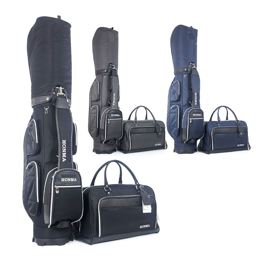 (현대Hmall) GENSHO 혼마 경량 캐디백 보스턴백 국내산 골프백 세트 가벼운 골프가방