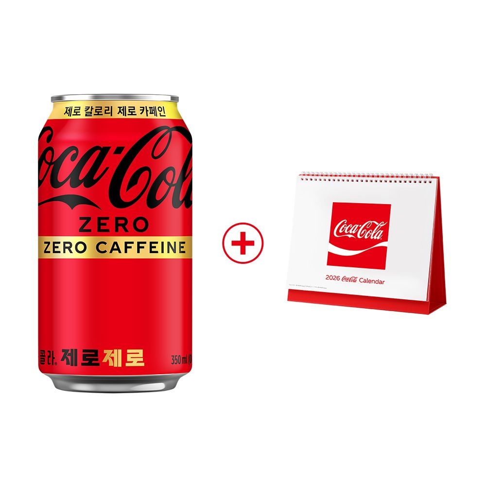 (본사직영) 코크제로 제로 350ml CAN 4X6 (24입)+26년 탁상용 달력 증정 : 롯데ON