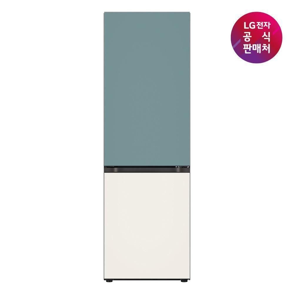 (주)LG전자 [LG전자공식인증점] 모던엣지 냉장고 오브제컬렉션 Q343MTEF33 (344L)