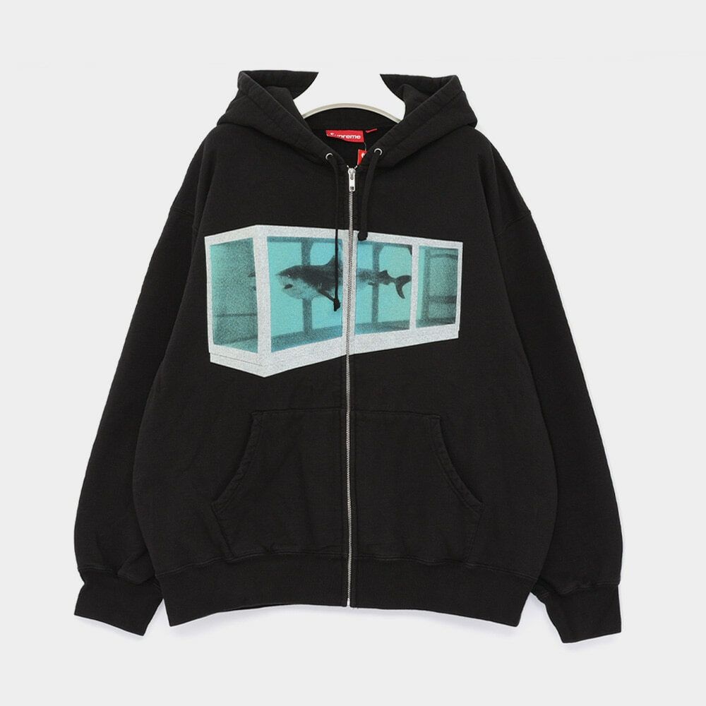 슈프림 (현대Hmall) 슈프림 데미안 허스트 집업 후드 남성 자켓 SS25SW29 BLACK