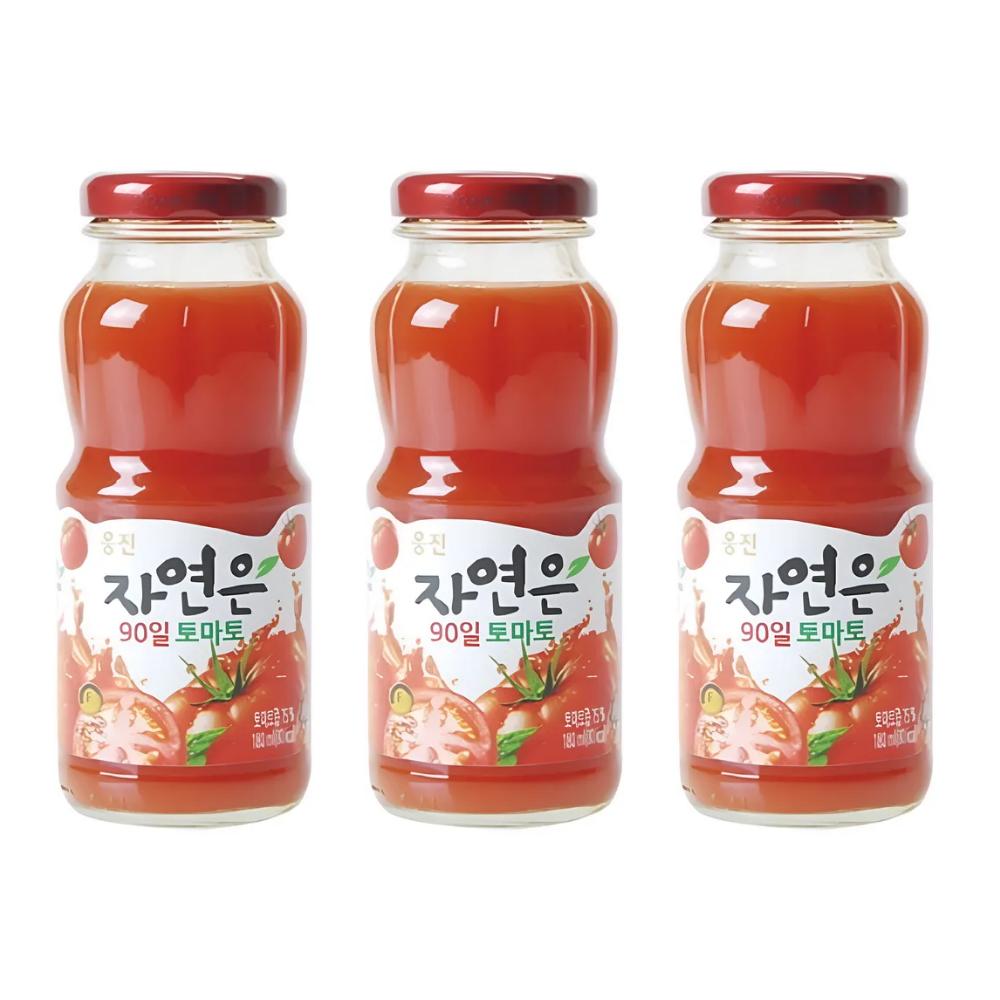 웅진 자연은 90일 토마토 주스 180ml x 48개