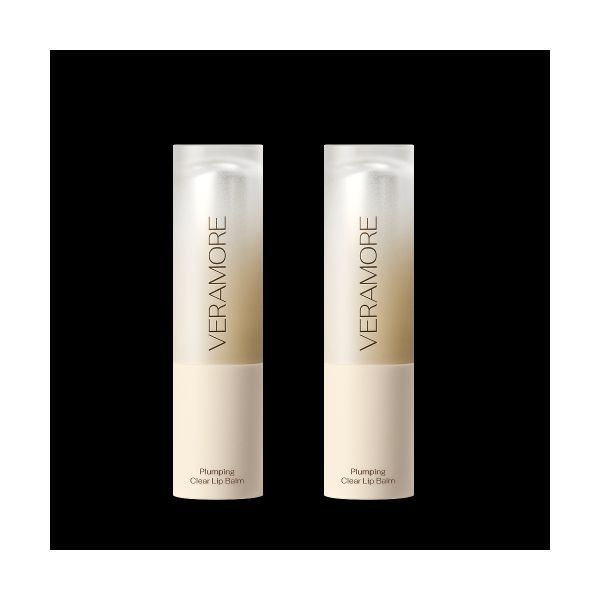 VERAMORE 매장정품 VERAMORE 플럼핑 클리어 립밤 2pcs