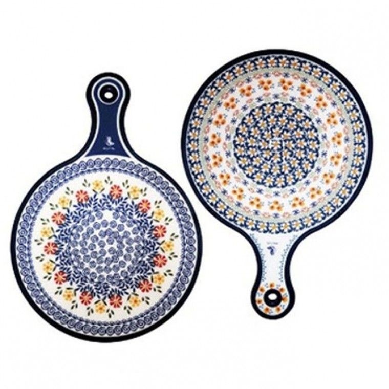 손잡이 도마 위생 서빙  팅 도마 원형 모트리