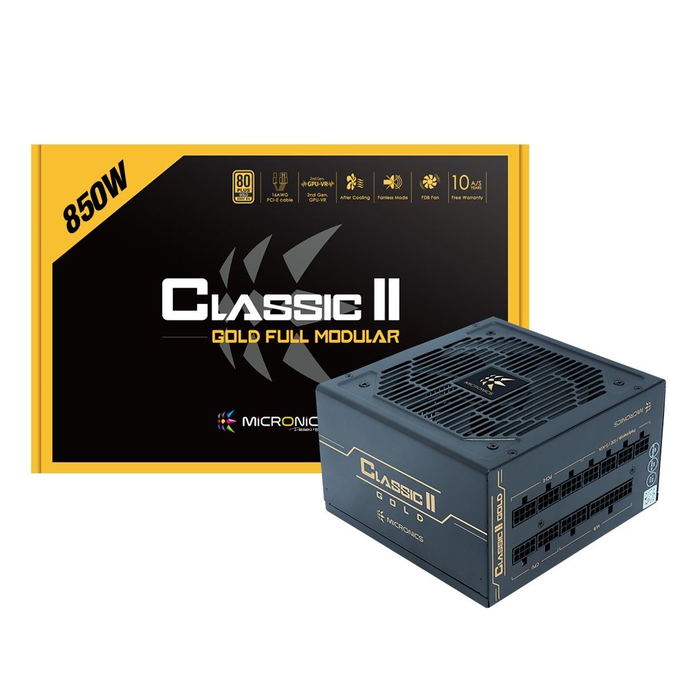 마이크로닉스 Classic II 850W 80PLUS GOLD 230V EU 풀모듈러 파워