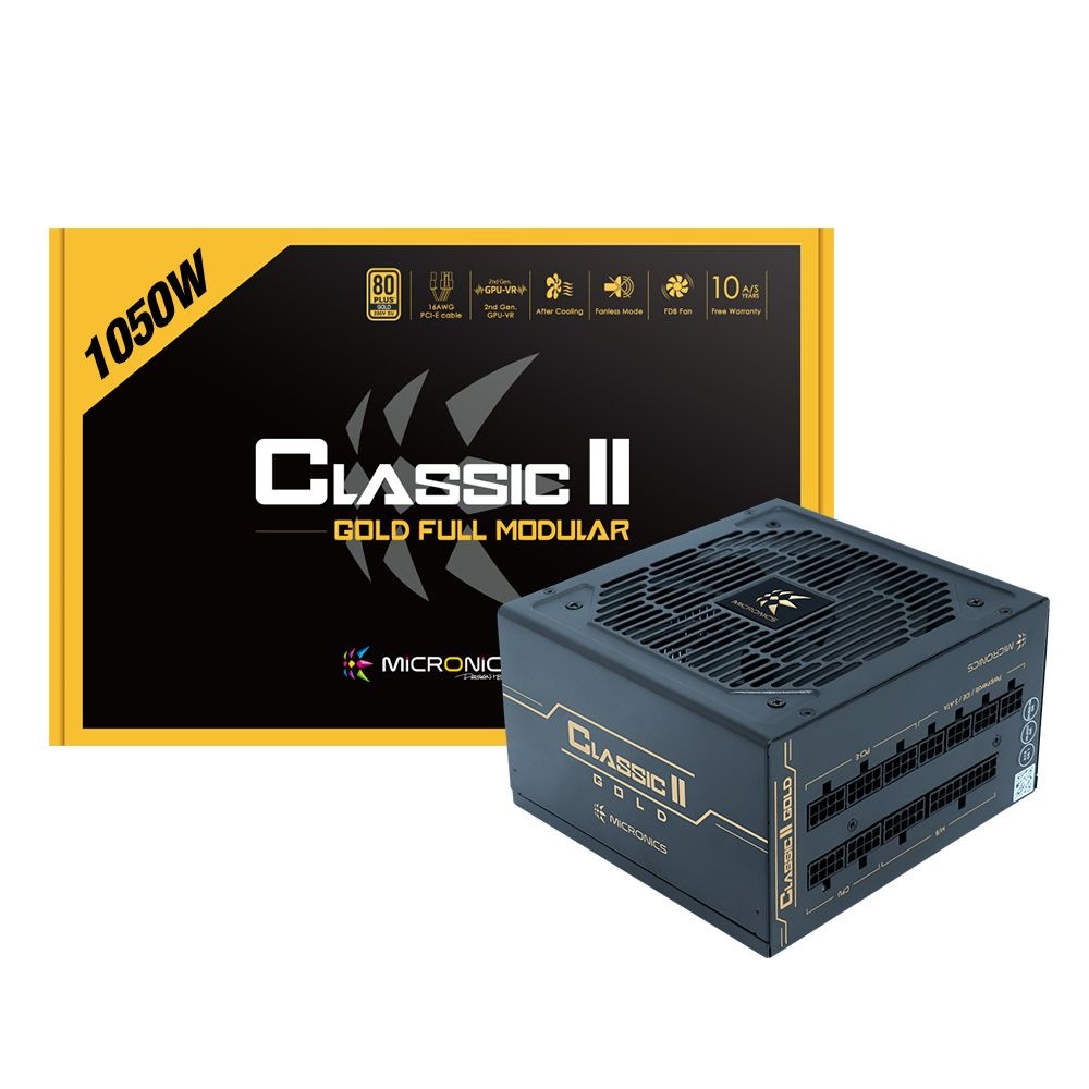 마이크로닉스 Classic II 1050W 80PLUS GOLD 230V 풀모듈러 파워