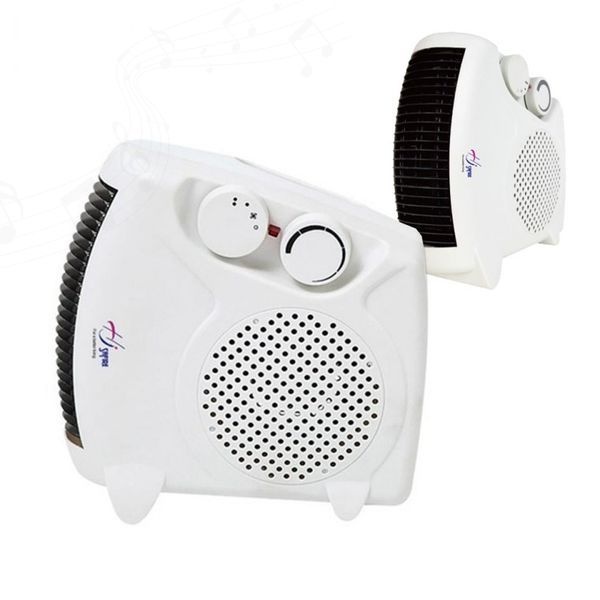 홍진테크 미니 전기 온풍기 소형 난로 히터 화이트 컴팩트 휴대용 탁상 겨울 난방 가정용 사무실 원룸 개인 온열기