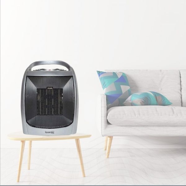 한빛 전기온풍기 세라믹 히터 거실 침실 사무실 휴대용 난방기 온도조절 안전장치 컴팩트 디자인 겨울용품