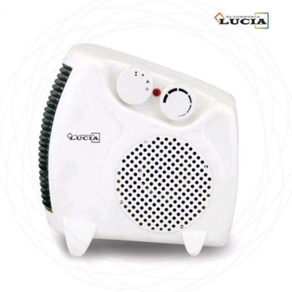 루시아 미니온풍기 순간난방 휴대용 전기히터 화이트 컴팩트 데스크탑 개인난방 겨울용품