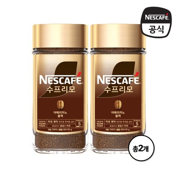 [네스카페] 수프리모 아메리카노 블랙 200g