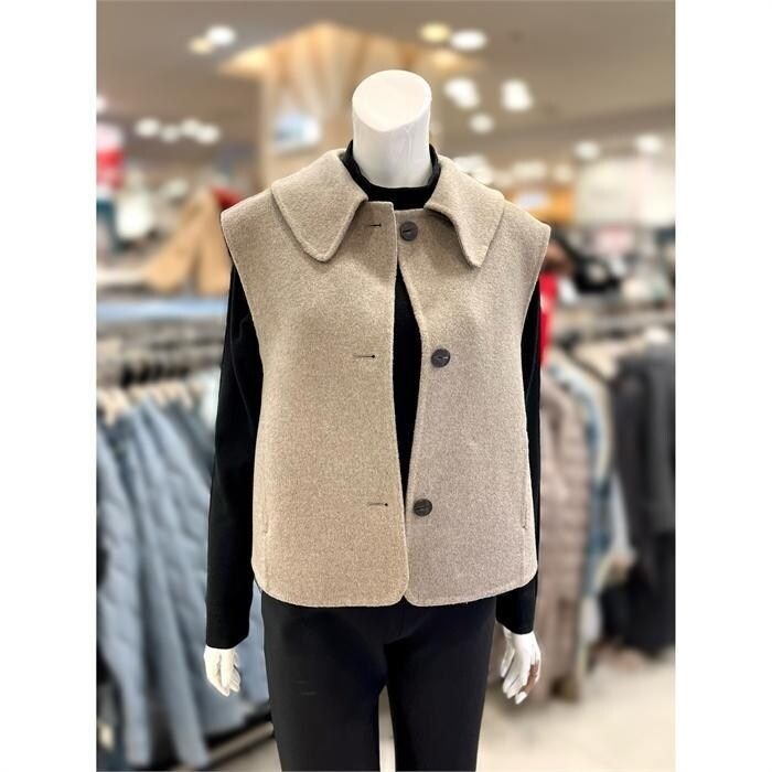 소고세이브존01카라넥핸드메이드울혼방베스트TI4VA01