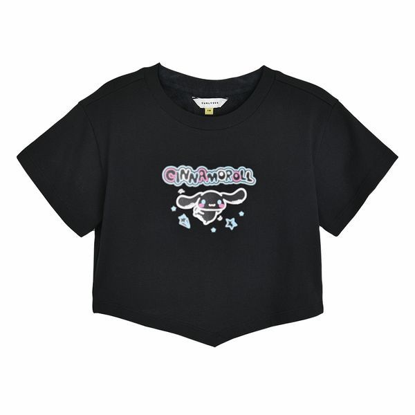 [보리보리]아동 시나모롤 크롭 티셔츠 C242TSG01P