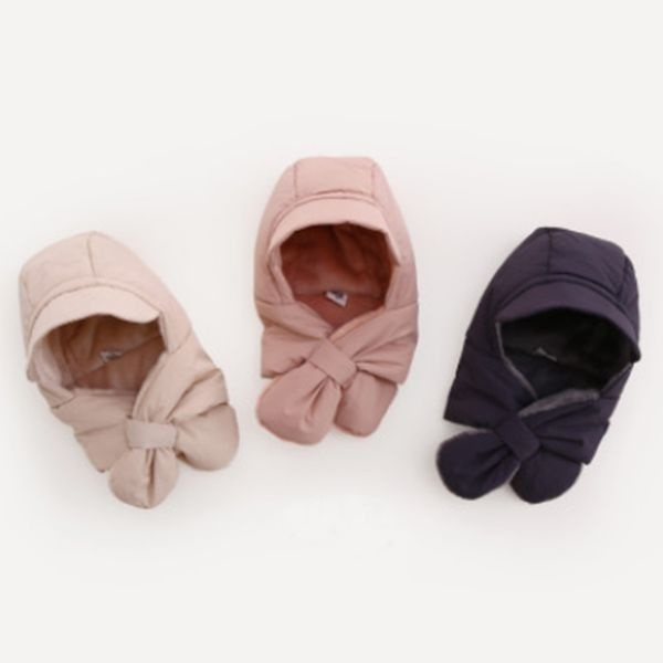 리틀맘 보리보리리틀맘아동 방한 스노우파크 패딩 모자머플러 목도리모자 눈썰매장모자 귀도리모자 1560040