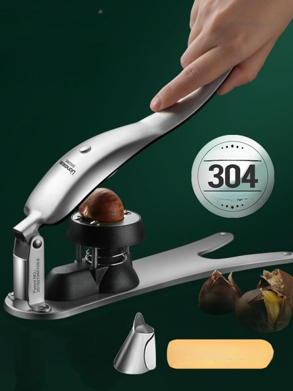 [해외] 밤껍질 벗기는 도구 생밤 집게 편리한 사용 주방용품 과일커터 밤 까는 기계 안전한 필러 슬라이서 디자인