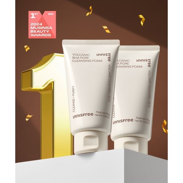 INNISFREE 화산송이 모공 바하 클렌징 폼 150g 2개