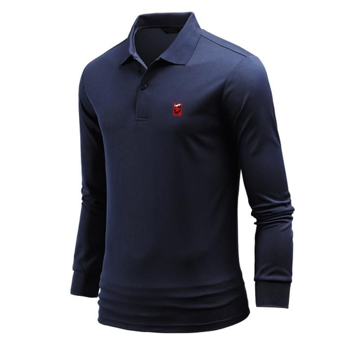 다꾸앙 남성 포커 골프웨어 긴팔 카라티셔츠 E08P7_ql4246